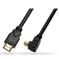 HD 215 HDMI A 90°Type MALE TO A Type MALE.