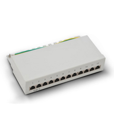 P198-12-C6 Shielded 12 ports patch panel.