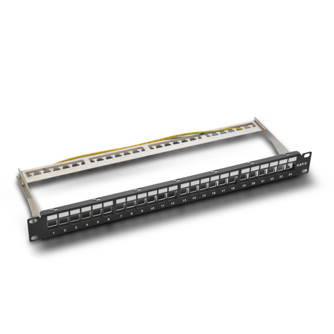 P200-24B 24 ports shielded  blank patch panel.