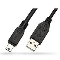 US 107 USB 2.0 AM/USB 2.0 MINI 5P BM.