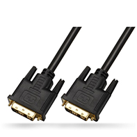 DV 002 Single link DVI cable 18+1 MALE TO DVI 18+1 MALE.